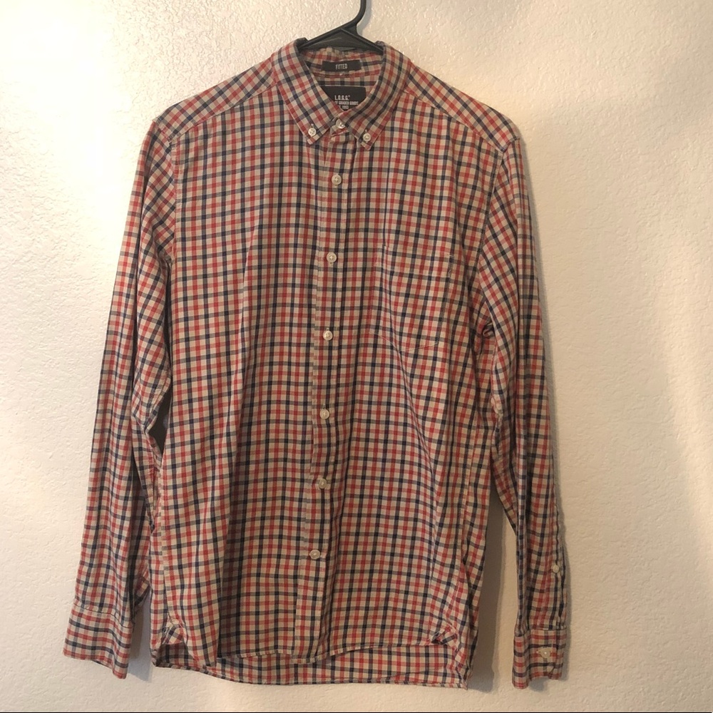 Men’s Plaid Button Up